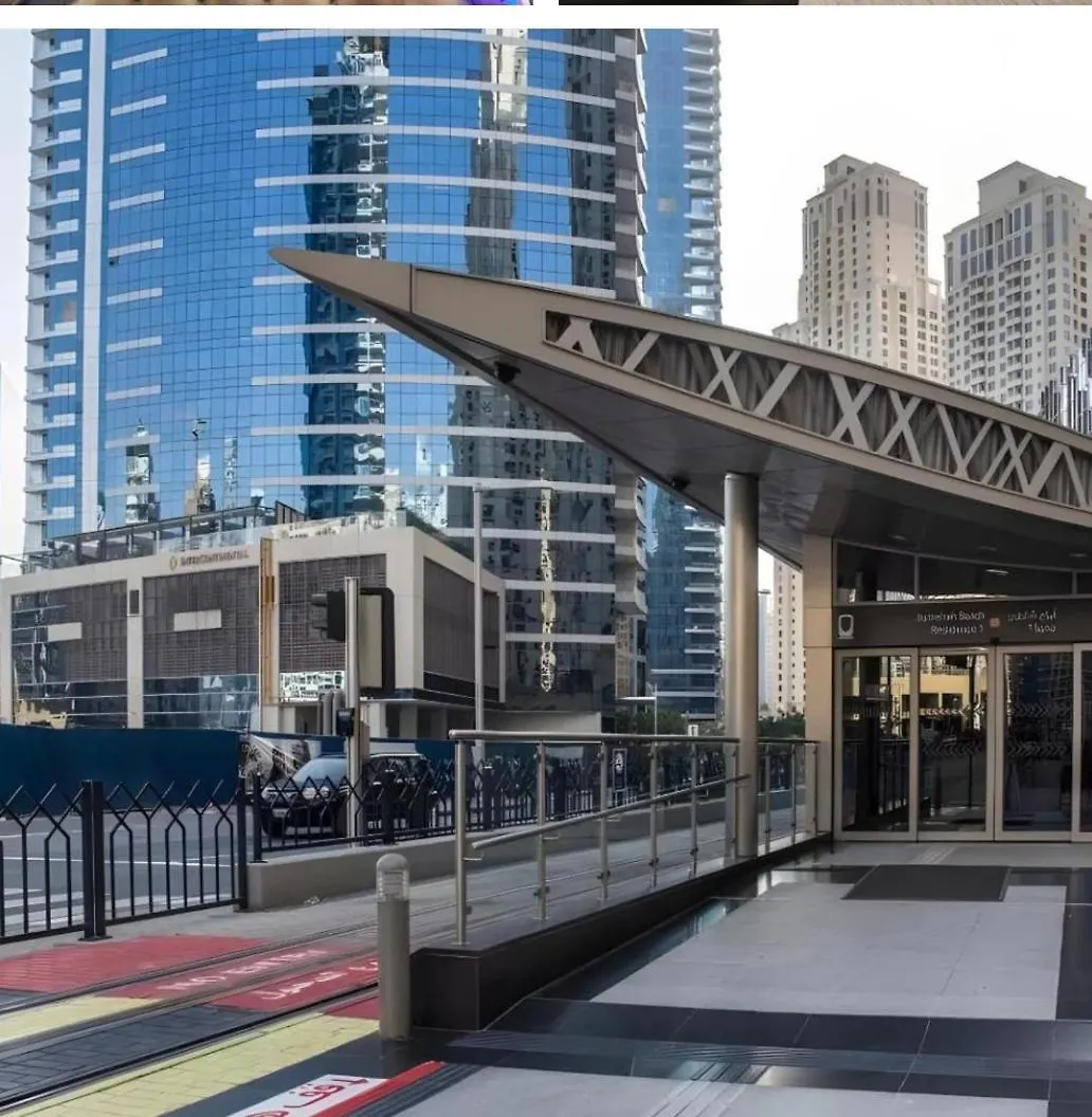 Delux Studio Apartment Dubai Marina The Bay 5 Min Beach Jbr & 3 Min To Tram Station