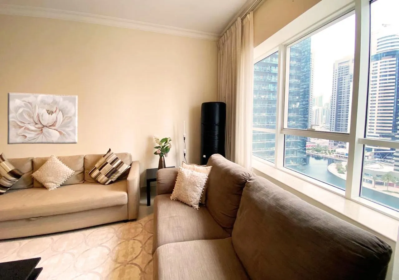 Delux Studio Apartment Dubai Marina The Bay 5 Min Beach Jbr & 3 Min To Tram Station