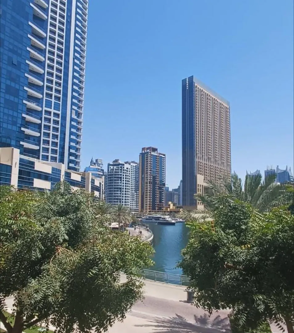 Delux Studio Apartment Dubai Marina The Bay 5 Min Beach Jbr & 3 Min To Tram Station